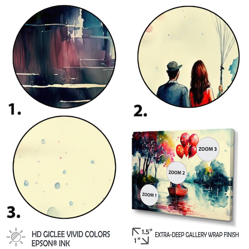 Designart "Bonsai By The Water II" Tree Bonsai Framed Canvas Art Print